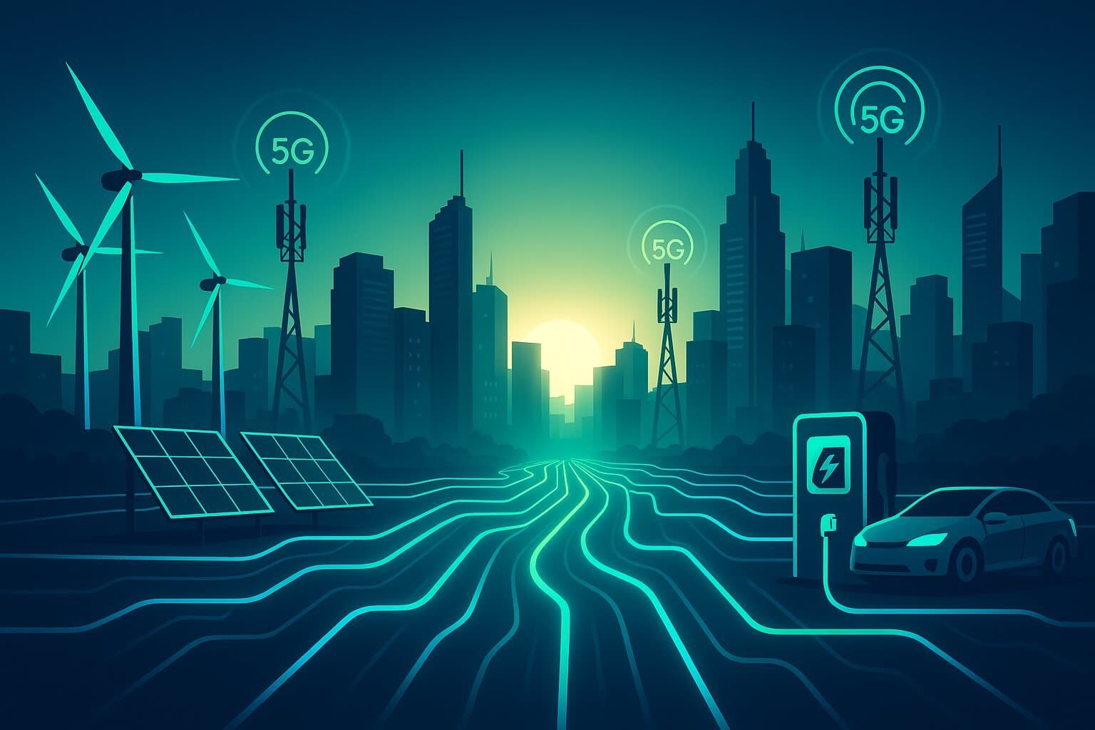 The convergence of 5G and custom software is powering the energy grid of tomorrow.