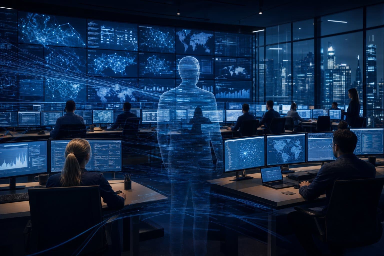 The modern attack surface: privileged AI agents operate invisibly within enterprise workflows.