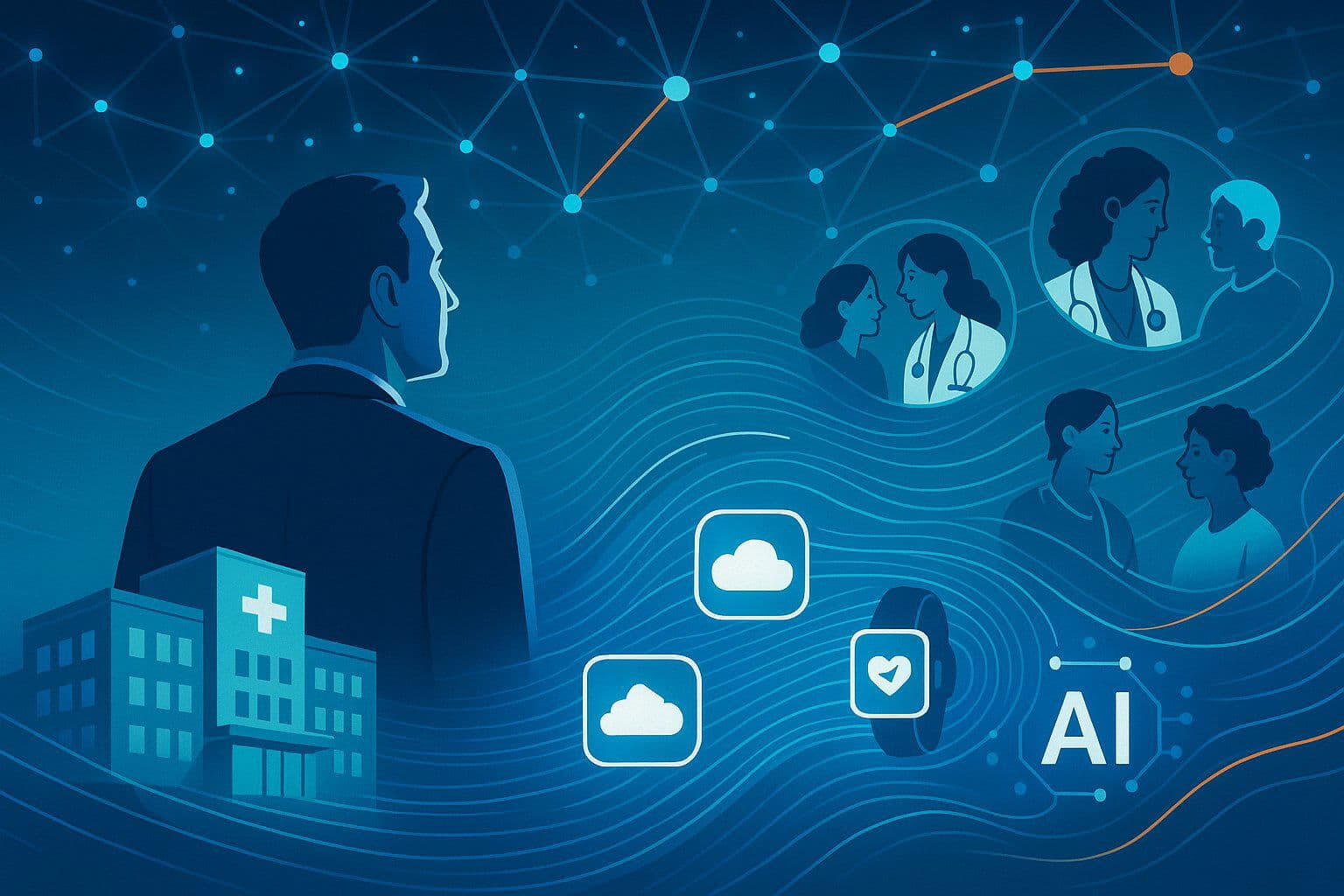 The new era of healthcare business: Digital connectivity transforming patient care.