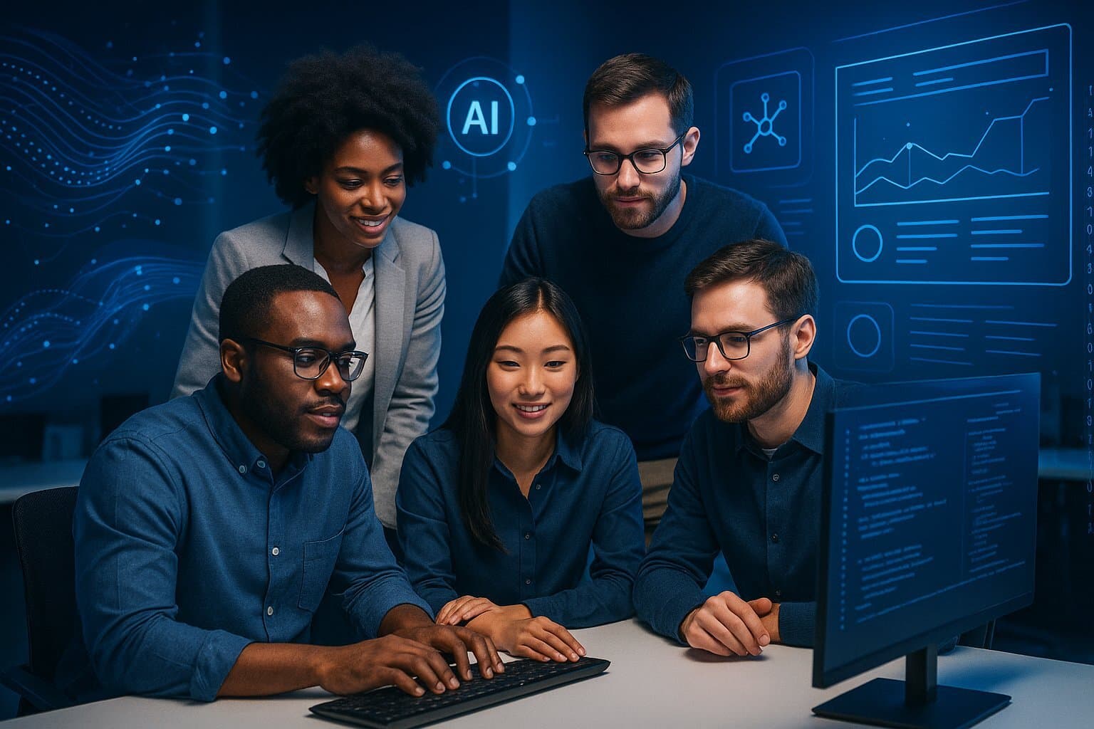 Expert consultants collaborating to drive digital transformation.