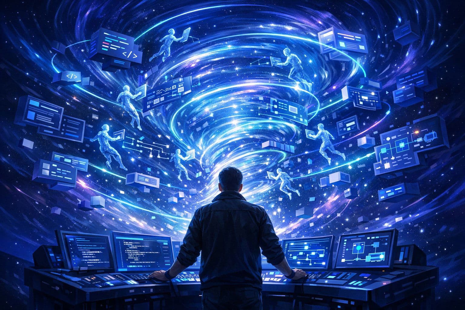 A visionary look at the autonomous, agent-powered future introduced by Google Antigravity.