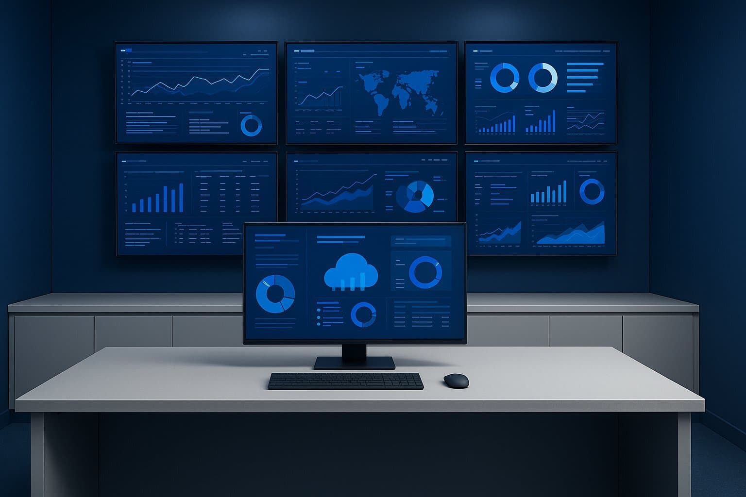 Hero modern data warehouse command center