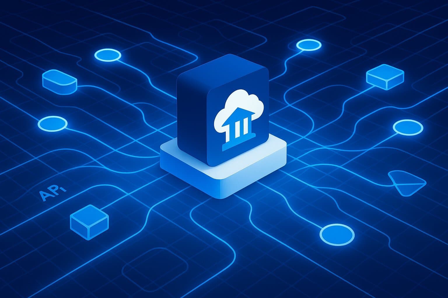 A visual representation of the hybrid SaaS and microservice architecture powering modern digital enterprises.