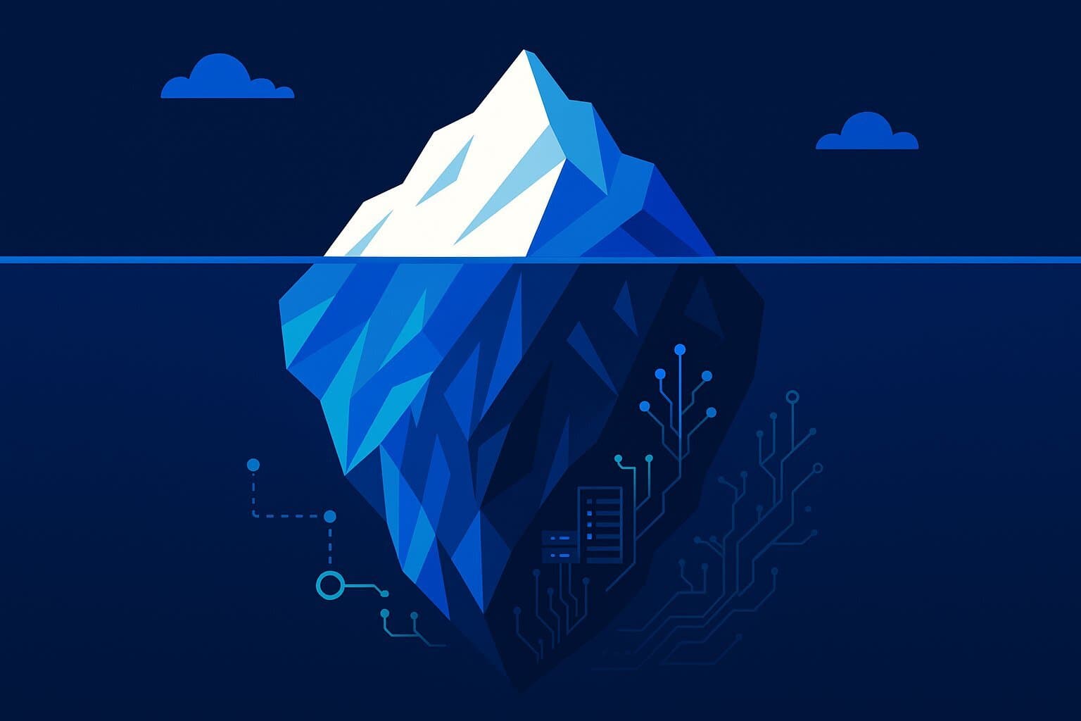 The hidden depth of TCO in software purchasing: visible costs are only the tip of the iceberg.