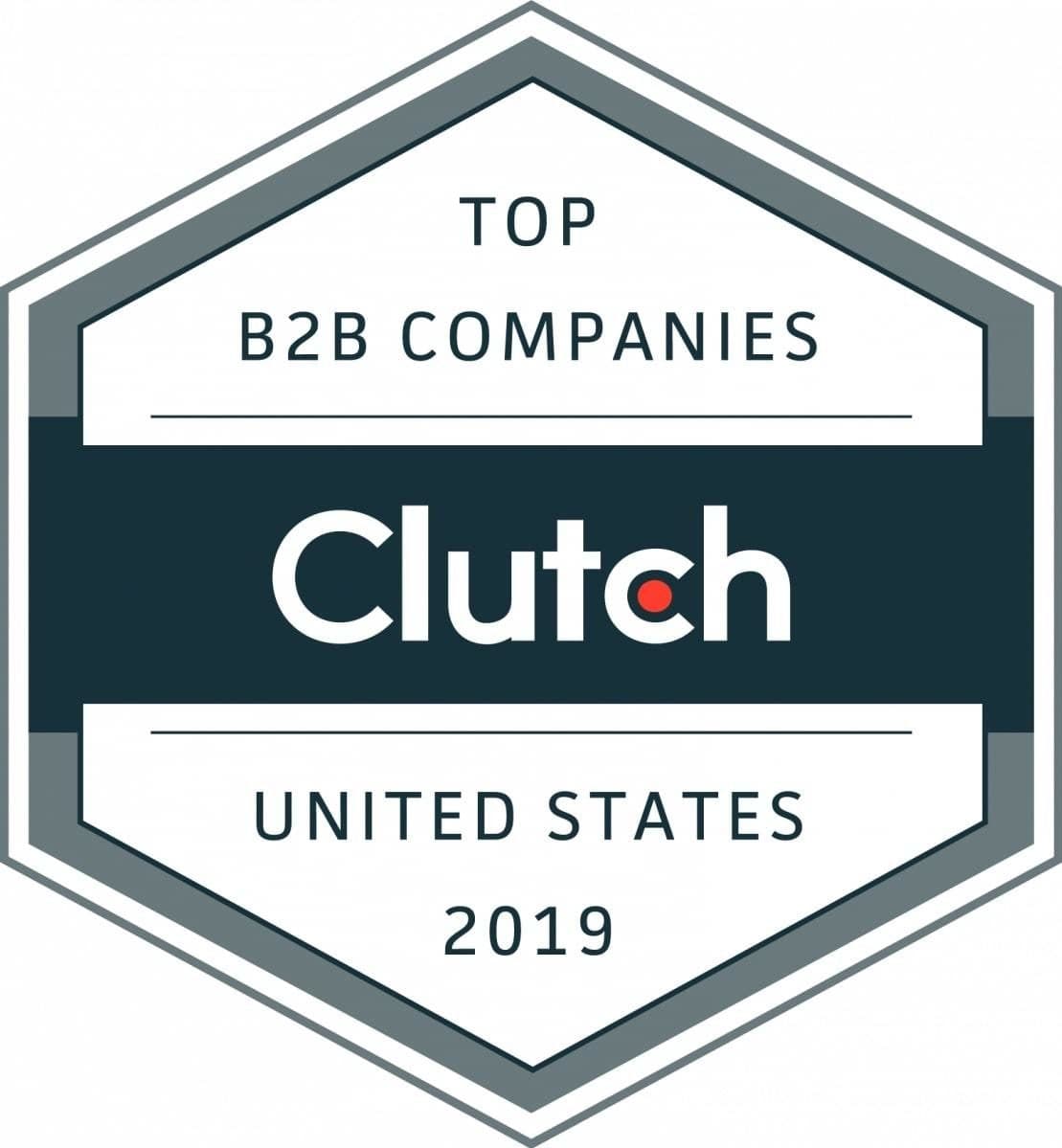 Top clutch b2b companies united states award 2019