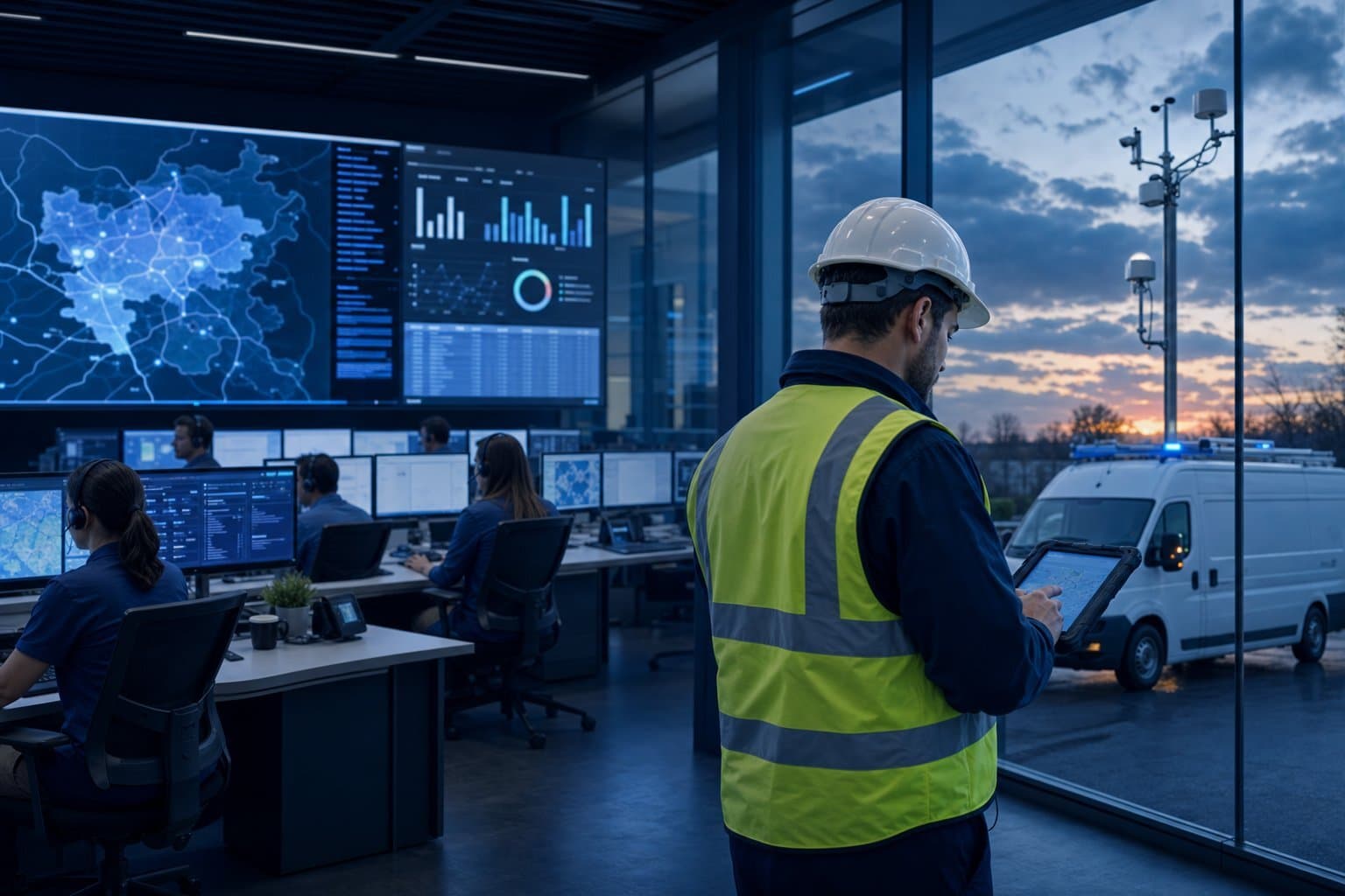 Modern command center: where AI-driven dispatch meets field operations